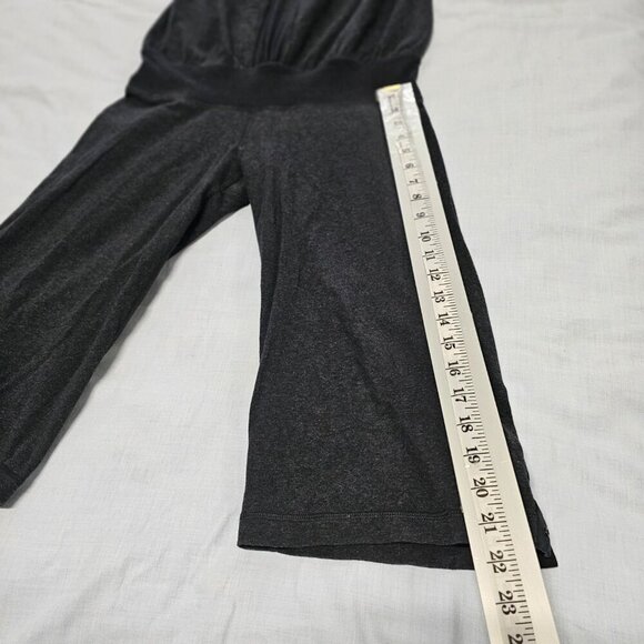 Lululemon Romp Her Jumpsuit/Romper Women Size 6 Dark Gray Shelf Bra - Picture 7 of 12